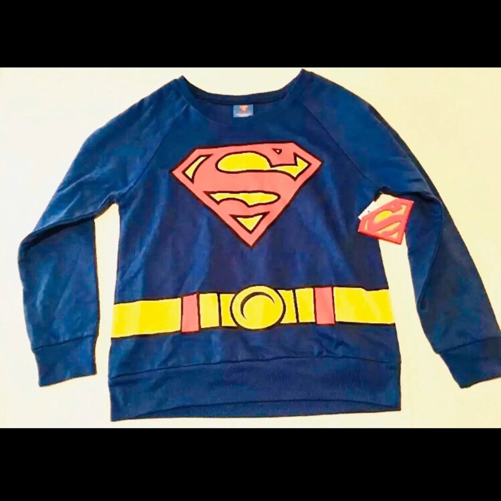 DC Comics Superman Long Sleeve Shirt - Large